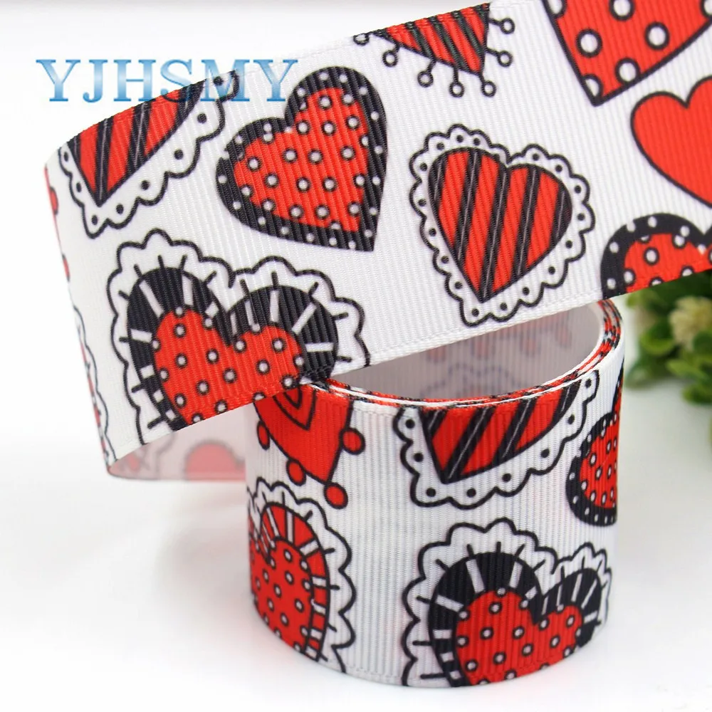 YJHSMY G 18719 653 38 мм 10 ярдов мультфильм печатных grosgrain ленты DIY ручной работы
