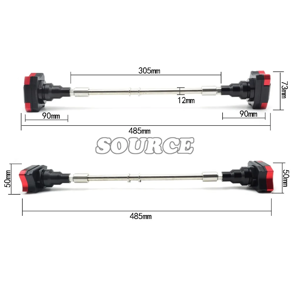 

Brand new Motorcycle Frame Slider Motorcycle Frame Crash Pads Engine Case Sliders Protector For Ducati Monster 696 795 796 1000