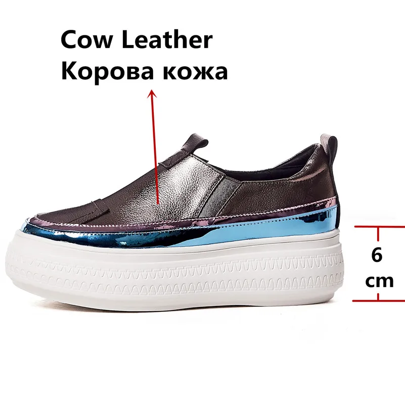 FEDONAS/сезон весна-лето женская спортивная обувь на плоской платформе с круглым