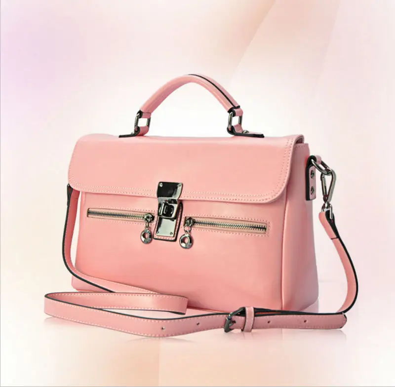 2015 New Women Messenger Bags Fashion Genuine Leather Handbag Portable Shoulder Bag Crossbody YQ-0718 | Багаж и сумки