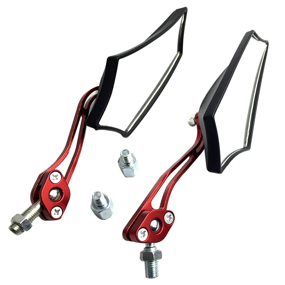10mm 8mm Motorcycle Scooter Rearview Mirror Moto Motorbike Side mirrors For HONDA YAMAHA SUZUKI ATV Accessories | Автомобили и