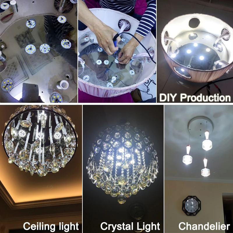 Светодиодный светильник 5730SMD 1 комплект с регулируемой яркостью + AC90-265V | Лампы и