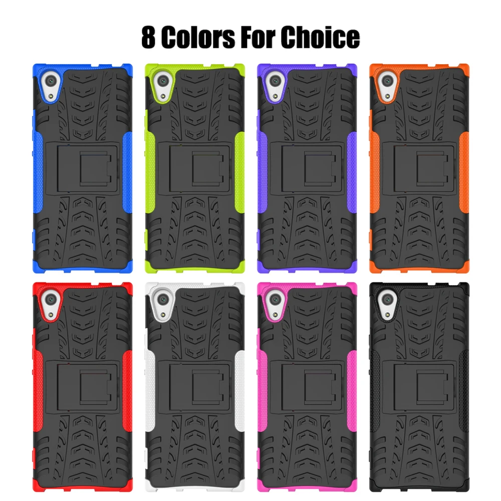 Cases for Sony XZ Premium X XA XA1 Plus XA2 ultra E5 C5 L1 L2 XZ1 XZ2 Compact Heavy Duty Hard PC Soft Silicone Stand Case Cover |