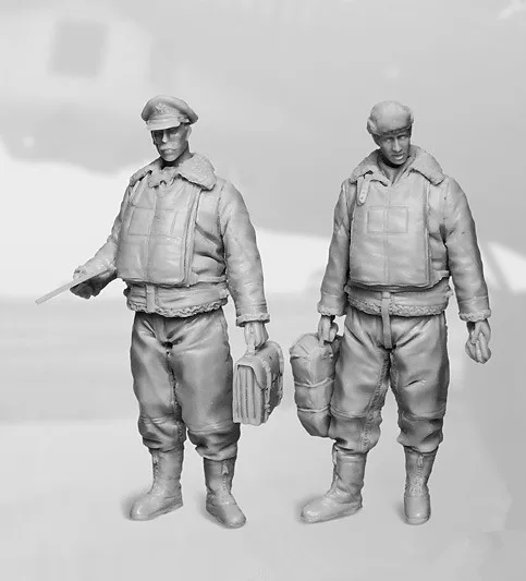1/32 набор моделей Risen Figure Штурмовик и штурман Второй мировой войны