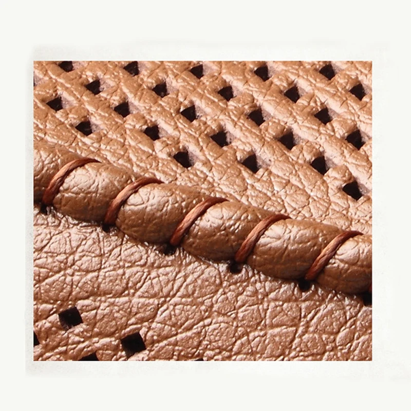 Туфли мужские из натуральной кожи дышащие повседневные с вырезами мягкой