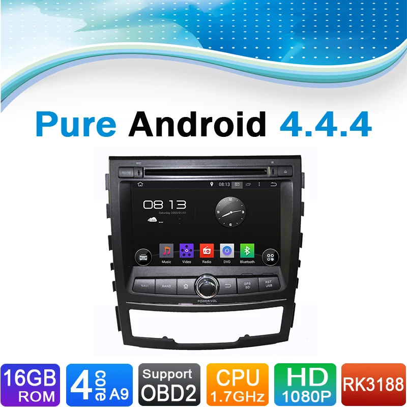 Автомобильный DVD GPS навигатор для ssangion Korando (2010-2013) Android 4.4.4 | Автомобили и мотоциклы