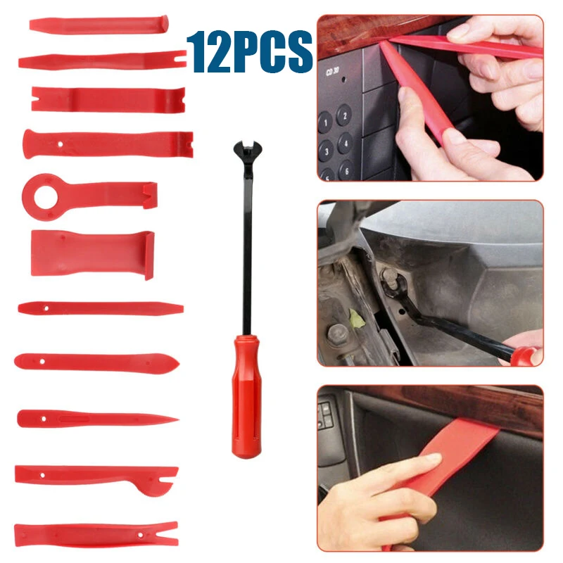 12 шт. автомобильная панель инструменты для удаления ногтей съемник аудио дверная