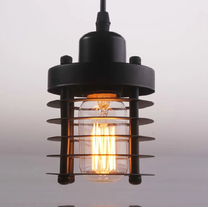Современный винтажный регулируемый металлический подвесной светильник в стиле