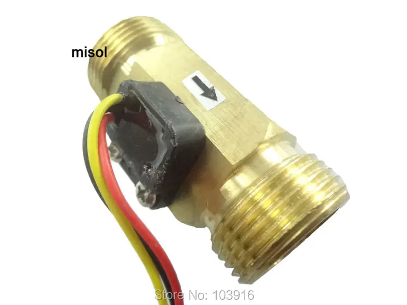 Электронный расходомер MISOL DN20 3/4 дюйма 2 45 л/м электронный датчик расхода