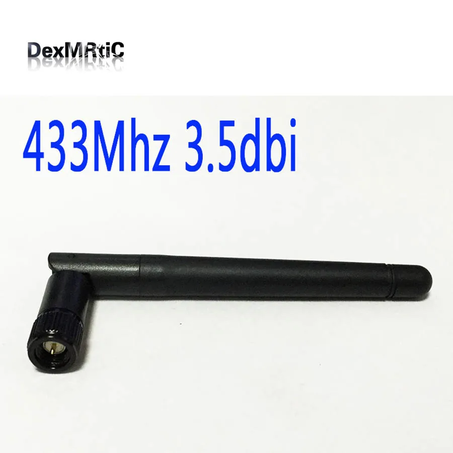 433 МГц Антенна 3.5dbi антенна с беспроводным модулем OMNI SMA Мужская Складная радио
