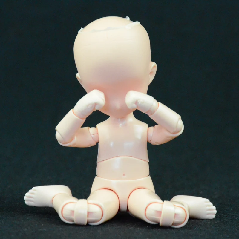 Q version of the cartoon art sketch doll model human body joint moving ferrite Stick a wooden man with plastic | Игрушки и хобби