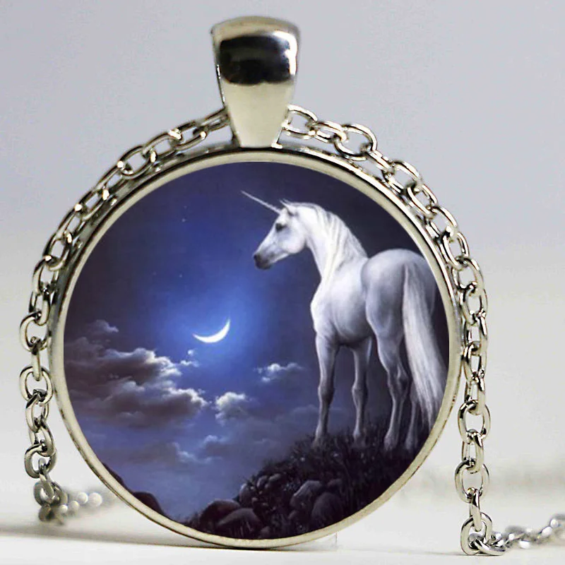 Новый стиль ожерелье ювелирное изделие конная лошадь природа черно-белое