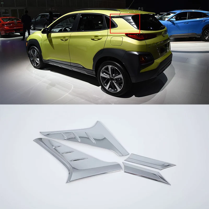 ABS пластиковые наборы кузова автомобиля боковое окно украшения отделка 2 шт для