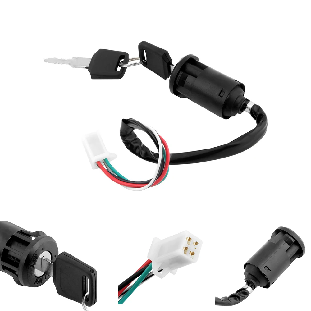 Электрический дверной замок ключ зажигания кран с 2 ключами для CG125 Мотоцикл ATV