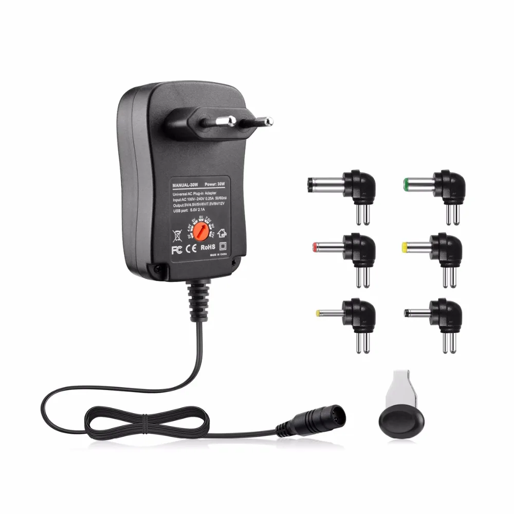 Универсальное зарядное устройство 30 Вт 3 в 4 5 6 7 9 12 В|12v supply|supply 12v5v power |