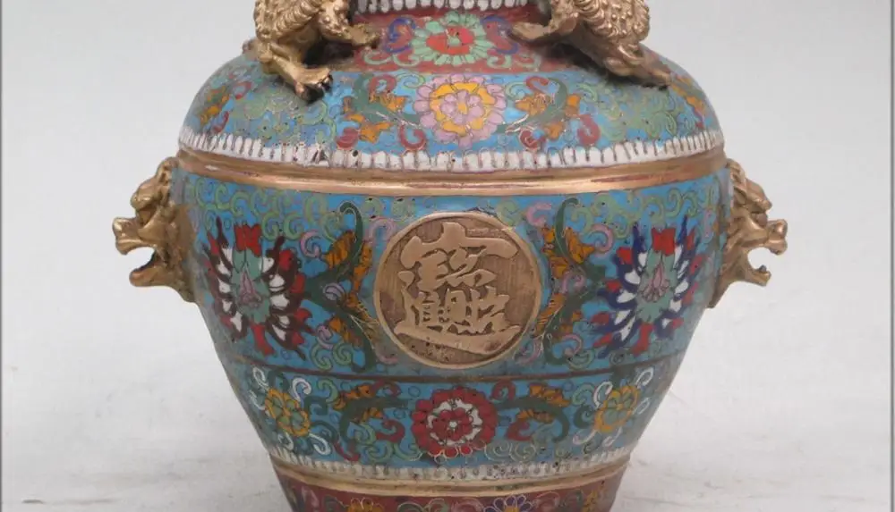 Бесплатная доставка Regius Классическая 100% Бронзовая позолота Cloisonne 4 Лягушка Жаба