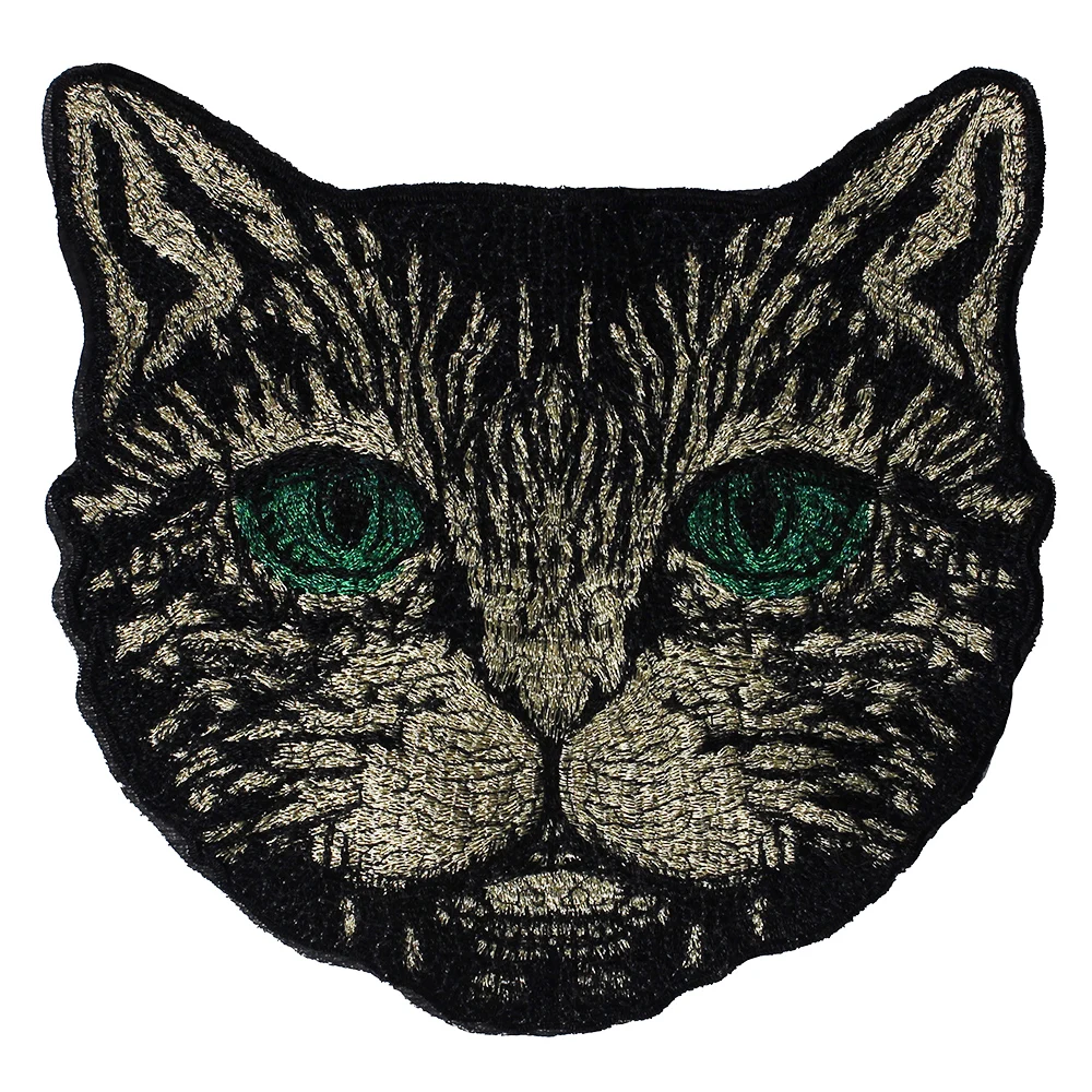 10pieces Beaded Sequin Cat Fabric Patches Sew on Strass Applique Badges Embossed Clothes Decorated Craft Sewing Supplies TH726 | Дом и сад