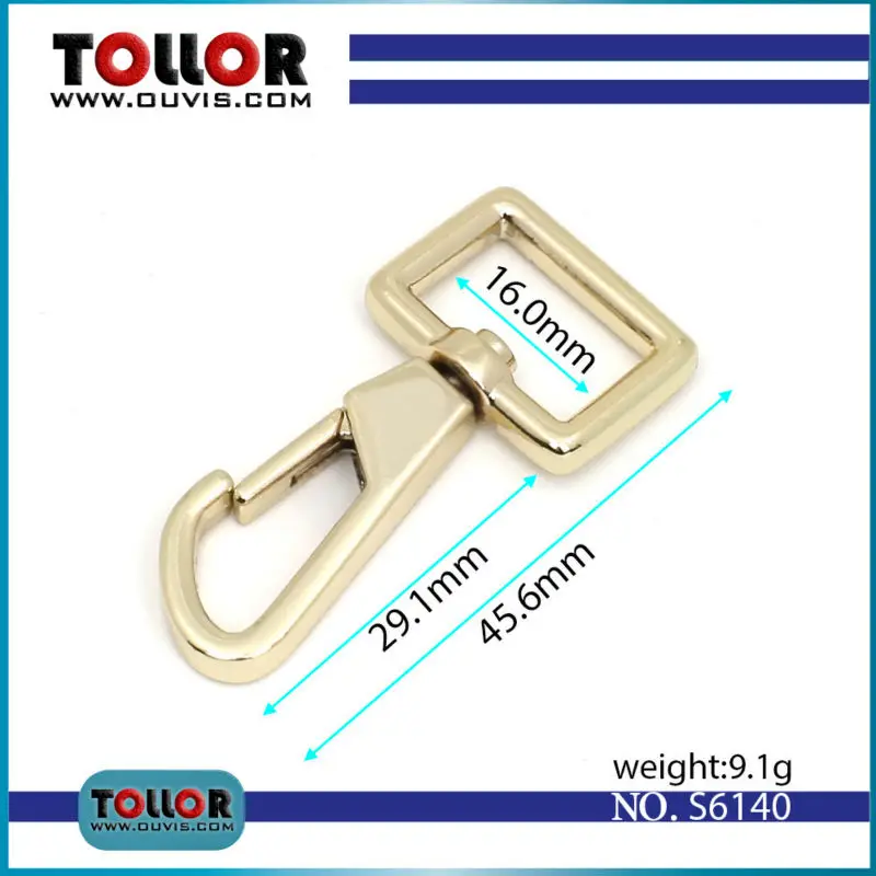 

High Quality Swivel Dog Buckle Handbag hardware Metal Clasp For bag Trigger Snap Hook Buckle Luggage DIY Accessories