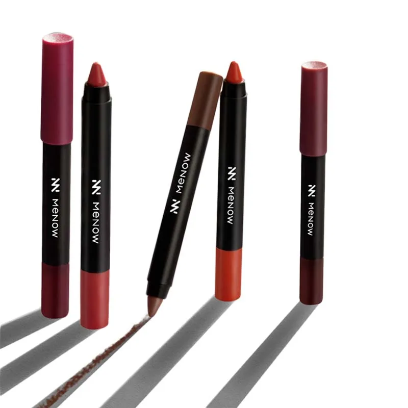 Menow LS02 16 Color soft touch matte lipstick pencil waterproof kiss proof lip batom beauty women Long Lasting | Красота и здоровье