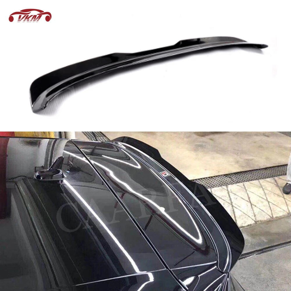 MK7 7,5 задний спойлер на крышу для Volkswagen VW Golf 7 7,5 VII GTI R Rline спойлер- ABS рояль черные крылья багажника