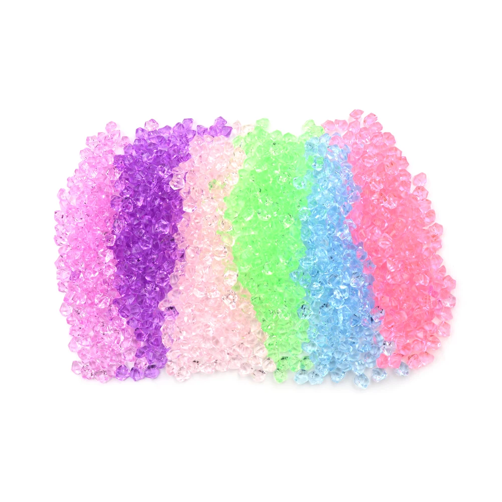 Искусственный цвет рок акриловый кристаллический камень пластиковая прозрачная