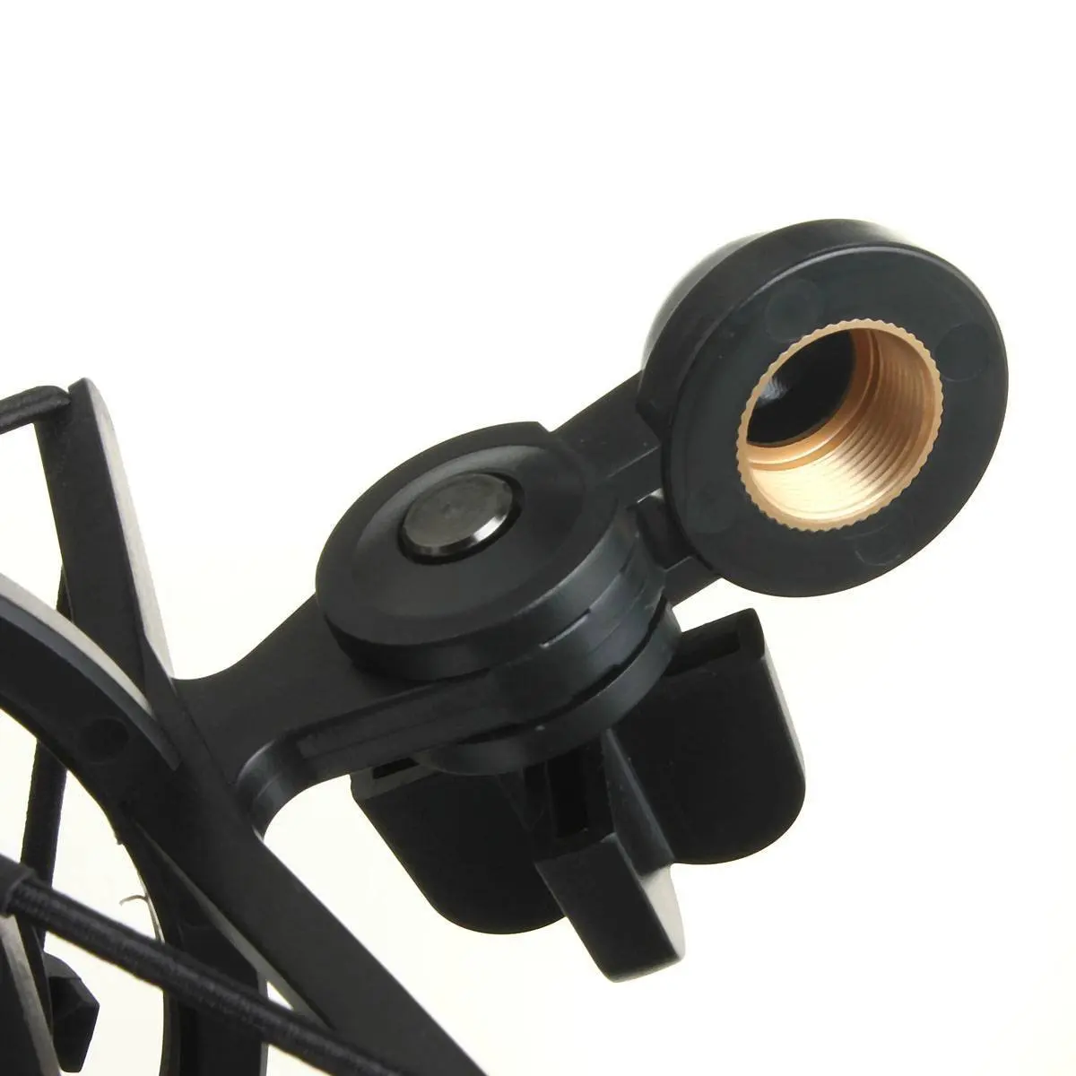 Professional microphone holder with integrated Mic pop shield filter | Microphones