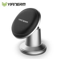 yianerm metal magnetic car phone holder for iphone xs max strong magnet stand dash mount holder for phone in car for samsung s9