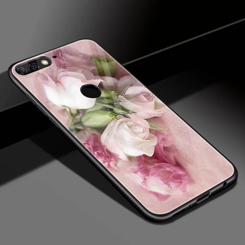 BLK-3 DIY фото настроить чехол для телефона Coque huawei Y9 закаленное стекло крышка для huawei y9 p20 pro honor 10 lite honor 8x max - Цвет: BLK-3
