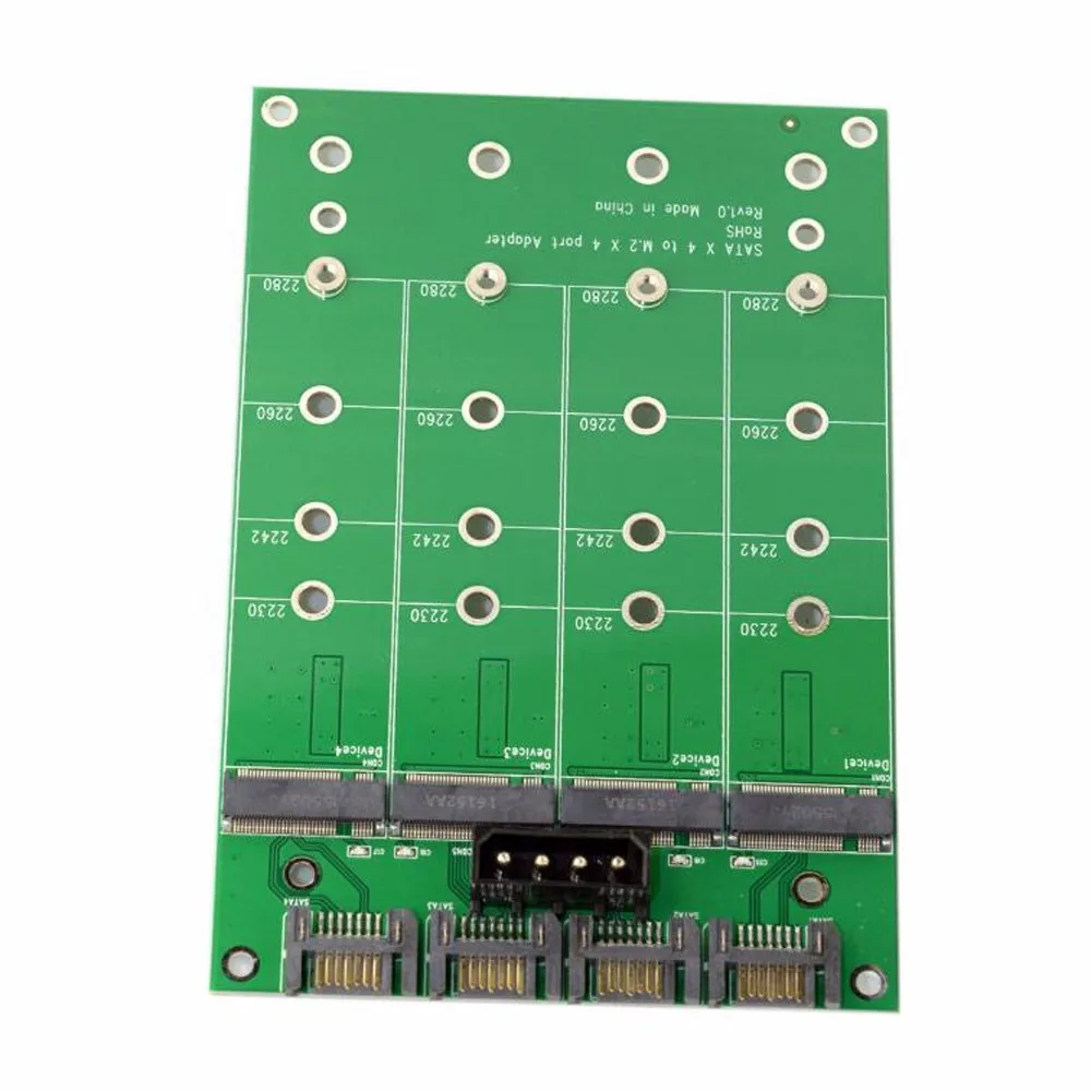 Адаптер M.2 SATA к M2 адаптер 4x NGFF B или B/M ключ SSD SATA3.0 7Pin конвертер жесткого диска