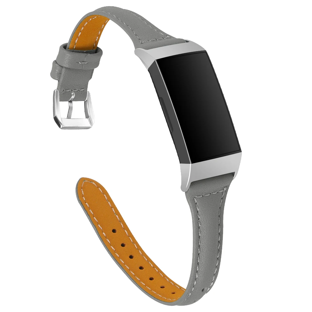 Joyozy для Fitbit Charge 3 Кожаный браслет ремешок для Fitbit Charge 3 фитнес-трекер Смарт-часы сменный ремешок