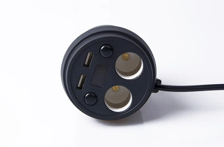 Чашка автомобильное зарядное устройство 2 USB-Multi функция телефон прикуриватели