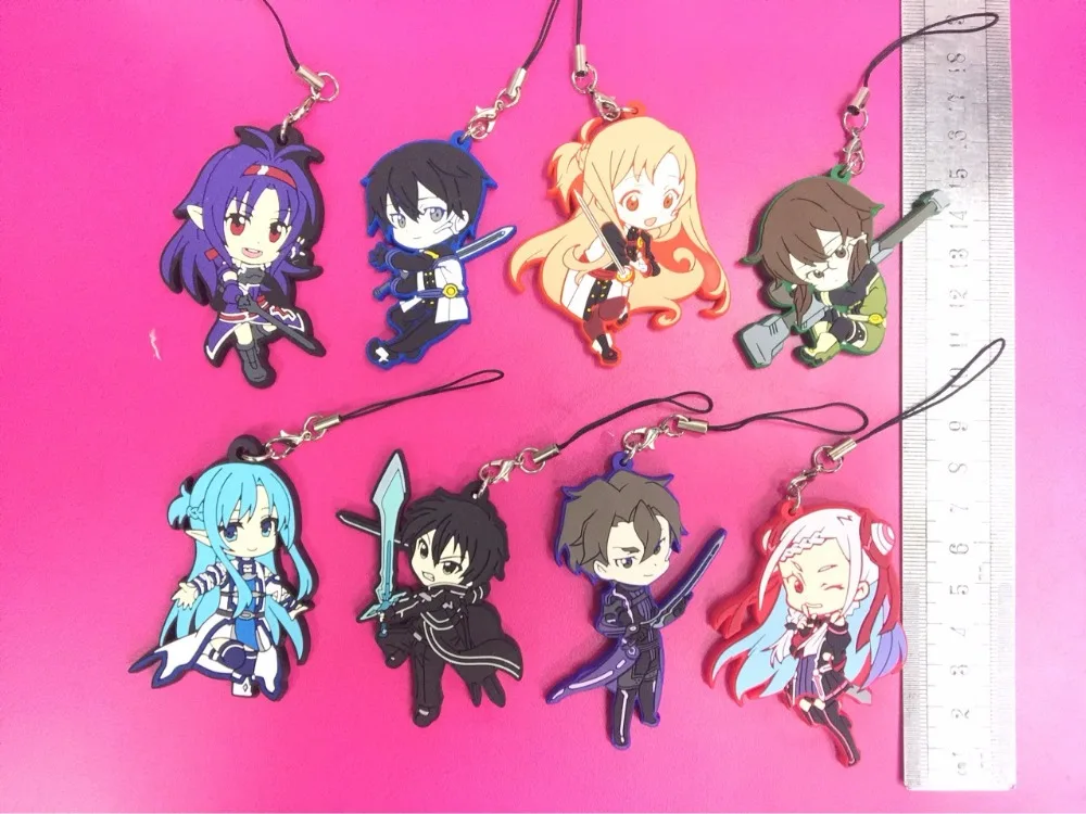 8 шт./лот обувь для вечеринки в Стиле косплей Sword Art Online оригинальный японский