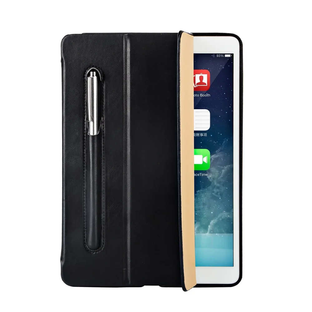 Чехол из микрофибры Jisoncase для iPad 9 7 чехол с подставкой и отделением карандашей