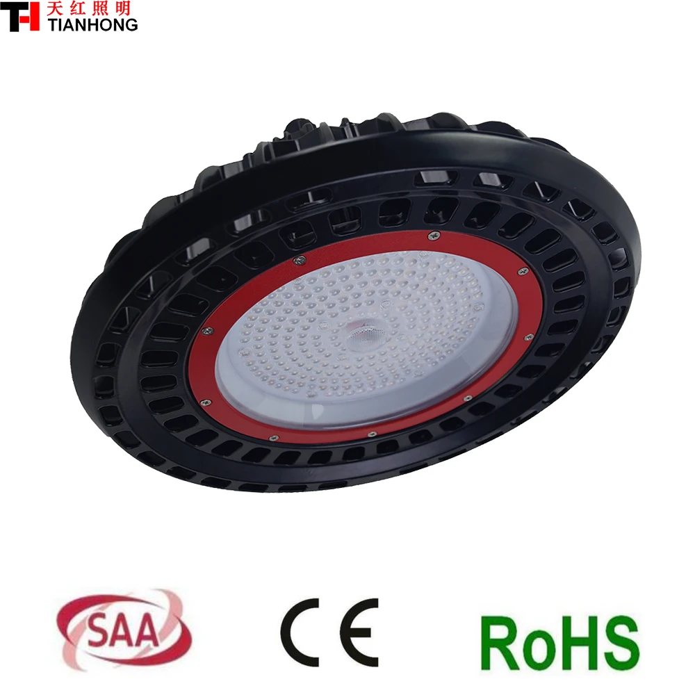 SAA CE ROHS PSE IP65 LED high bay light 130lm/w 5 лет гарантии UFO led warehouse 100w Lumileds 3030 leds|led light|high lighthigh |