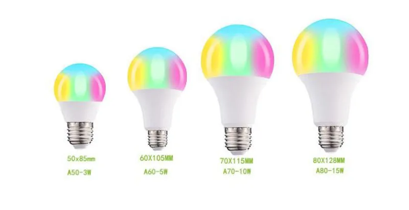 Светодиодный ночник E27 RGB лампа 3 Вт 5 Вт 10 Вт 15 Вт AC 230 в 100 в 220 В сменная цветная лампа с пультом дистанционного управления и памятью