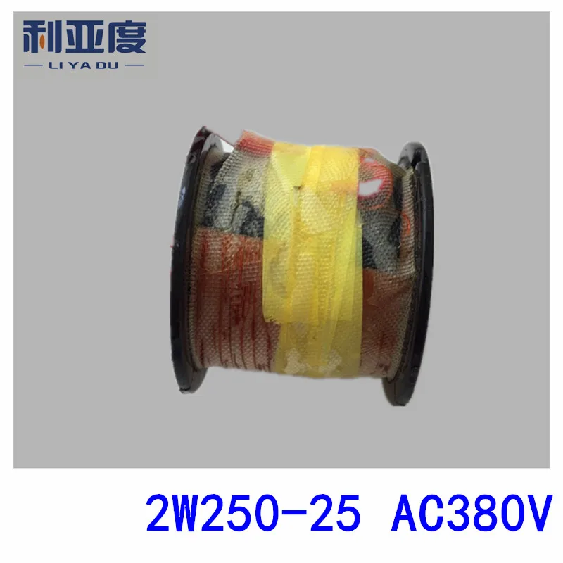 2W250-25 AC380V медный клапан для нагрева воды Соленоидный катушки пневматические