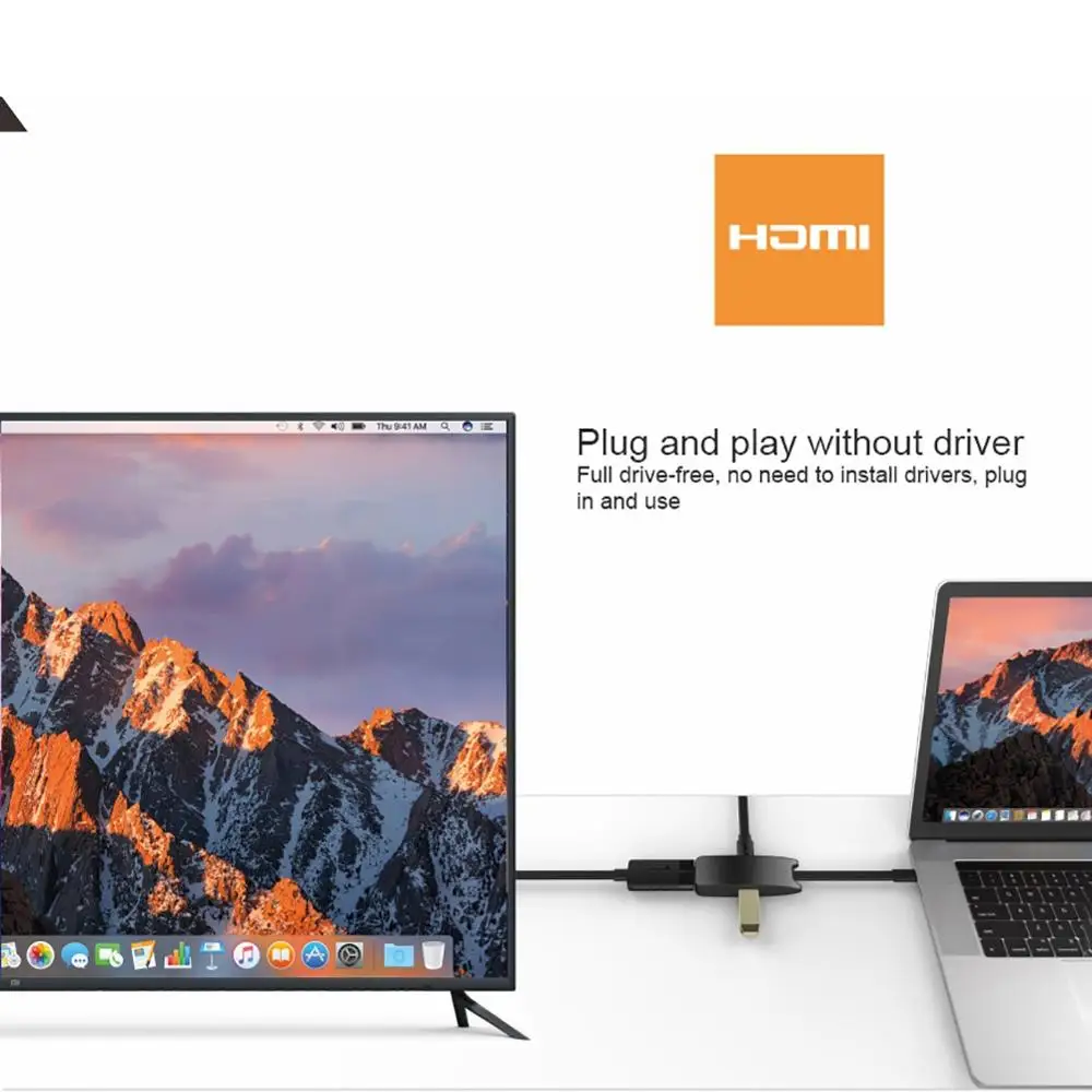 4 K USB C к HDMI конвертер адаптер type 3 0 концентратор с зарядка PD порт для huawei Xiaomi
