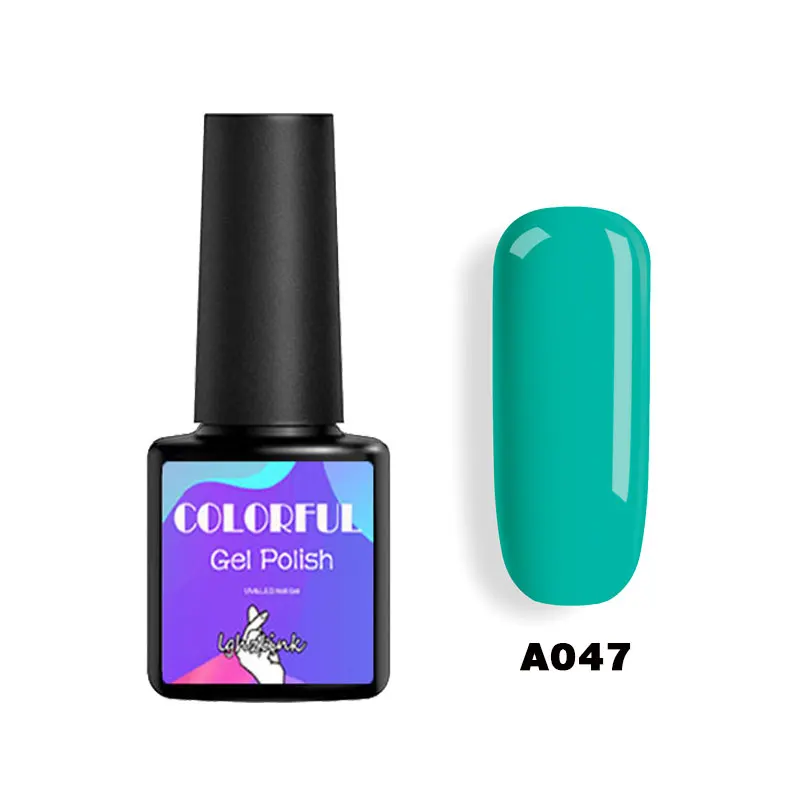 A047 Lghzlink УФ Гель-лак набор все для маникюра Полупостоянный Vernis верхнее покрытие УФ светодиодный Гель-лак замачиваемый ногтей художественный Гель-лак для ногтей - Цвет: A047