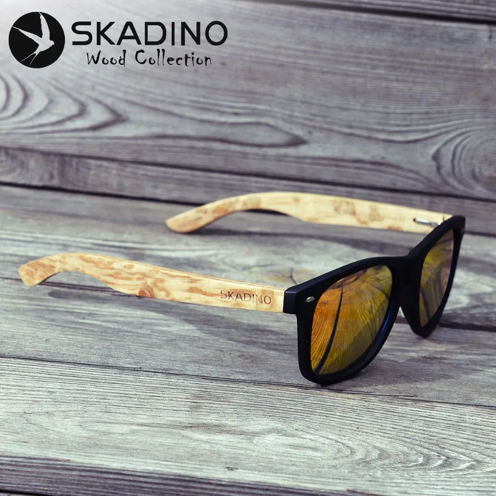 Солнцезащитные очки SKADINO UV400 из Букового дерева с поляризационными стеклами|brand sun