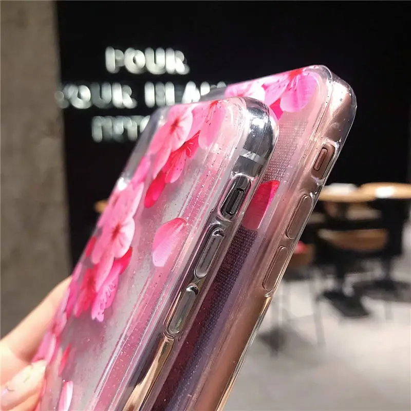 Чехол с жидким зыбучим песком для Xiaomi Redmi Note 7 6 5 Pro 5A чехол 6A 4X 4A Plus S2 3 Pocophone F1 мягкие
