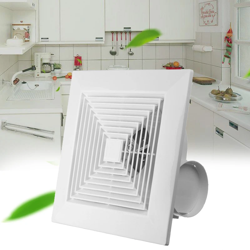 40 Вт 8 дюймов вытяжной вентилятор Высокая скорость низкий уровень шума Туалет