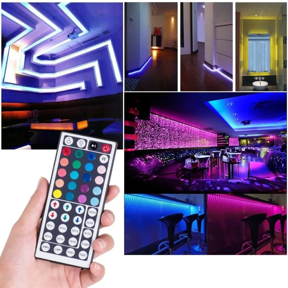 BLYN светодиодный RGB Управление Лер диммер DC12V мини 24/44 Ключ ИК пульт дистанционного
