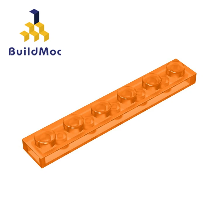 BuildMOC совместимые с сборными элементами пластина 3666 1x6 для строительных блоков