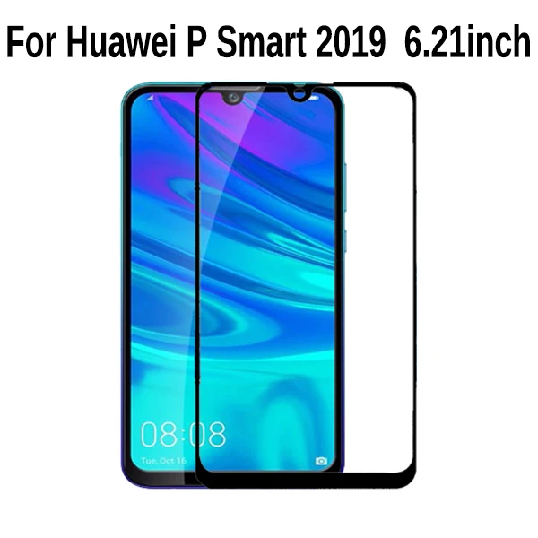 P Smart 2019 2 шт защитное стекло на P Smart закаленное защитное стекло для huawei P Smart Psmart P Smart2019 защита экрана HD Прозрачная - Цвет: P Smart 2019
