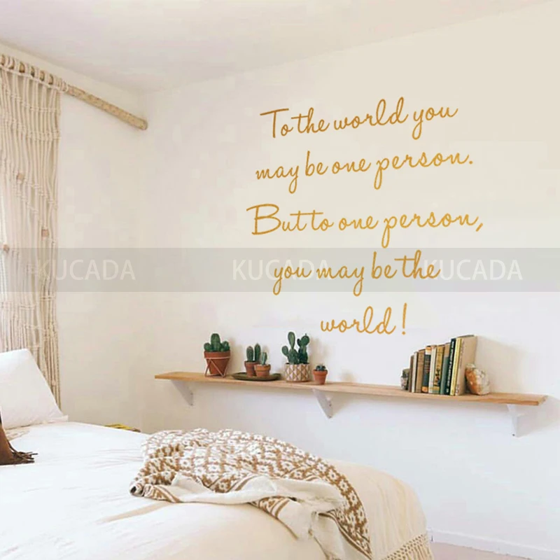 Vinyl Nordic Simplicity English Life Motto Wall sticker Living room Bedroom Home Decoration Art Murals JG4238 | Дом и сад