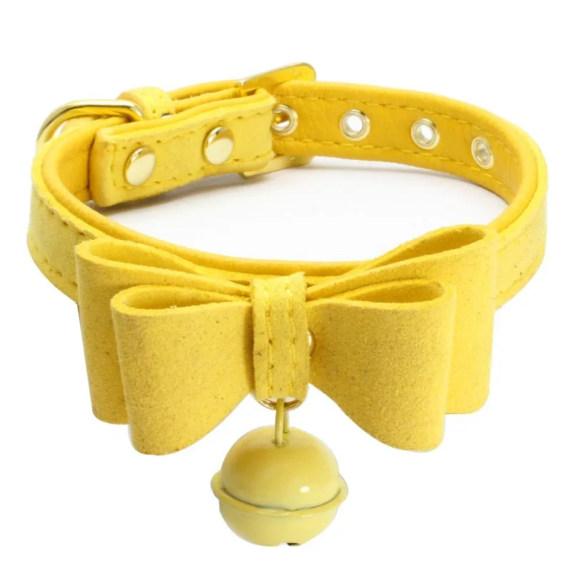 Модный ошейник для питомца кошки бархатный галстук-бабочка ошейники котенка