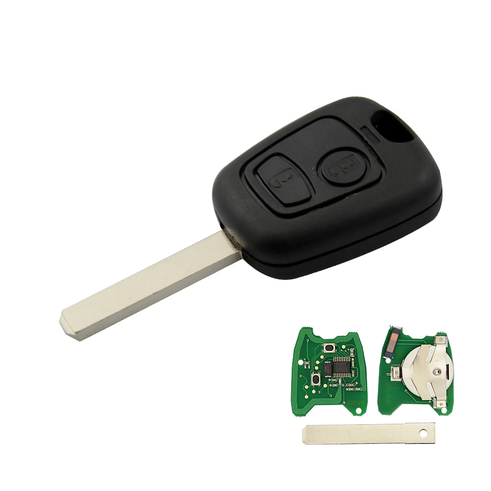 OkeyTech 2 кнопки дистанционного флип ключ складной автомобильный Корпус ключа для