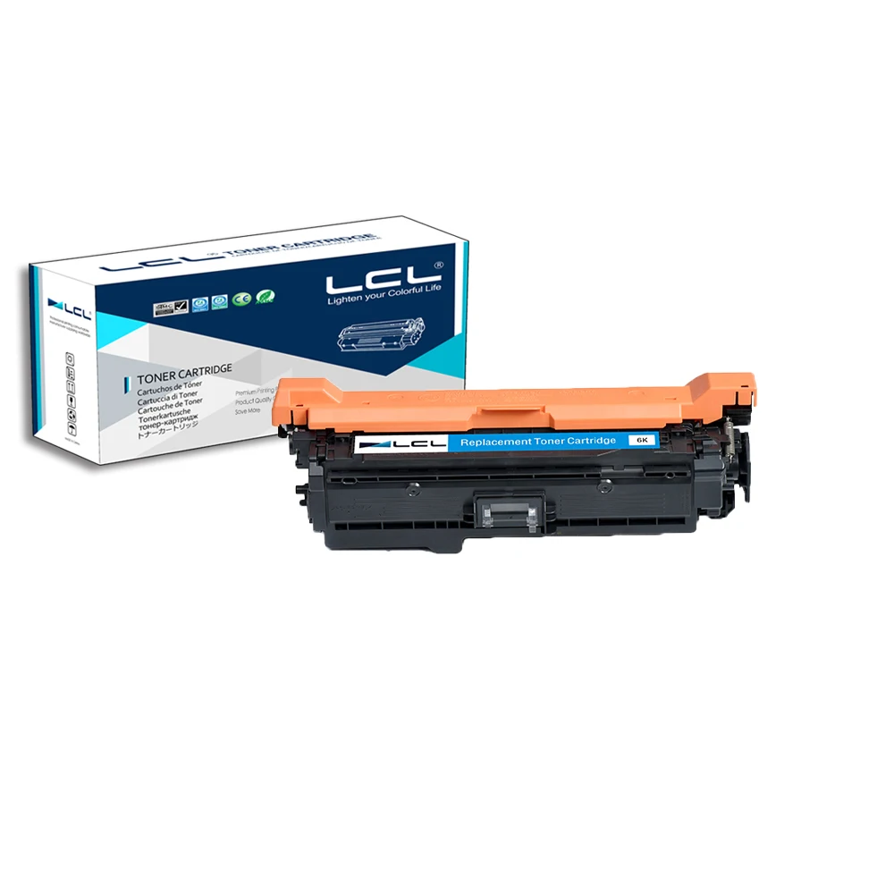 Лазерный тонер-картридж LCL 507X 507A CE400X CE401A CE402A CE403A (4 упаковки) совместимый с HP Enterprise
