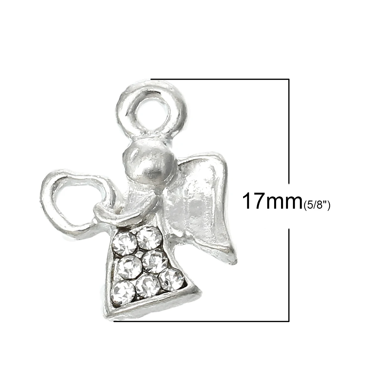 Подвеска DoreenBeads из цинкового металлического сплава подвеска в виде ангела модель