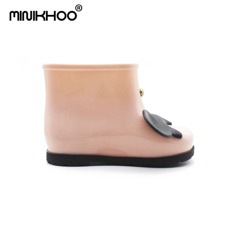 Mini Melissa/непромокаемые сапоги Новинка 2018 года непромокаемые с противоскользящим